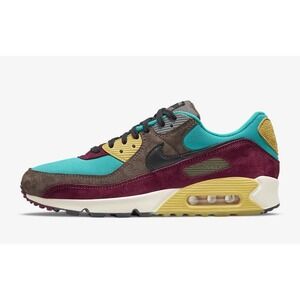 Mens Size 10 Nike Air Max 90 NRG Ridgerock Turbo Green Gold Shoes DC6083 200 NEW